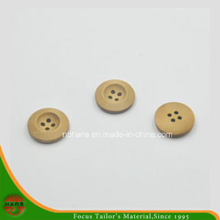 Botón de madera con nuevo diseño de 4 agujeros (HABN-1623008)