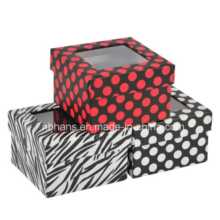 Caja de regalo de papel de forma diferente / caja de embalaje plegable