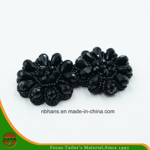 Moda Acrílico Flor Negra (RSD-06)