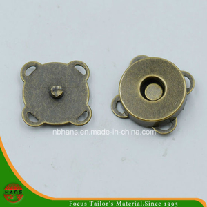 Botón de imán de cobre antiguo de 18 mm para bolso (HAWM1650I0001)