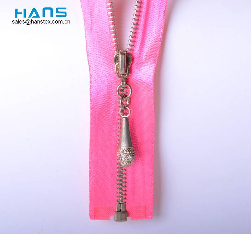 Chaqueta Hans No 5 Garment, cremallera, dientes de oro rosa.
