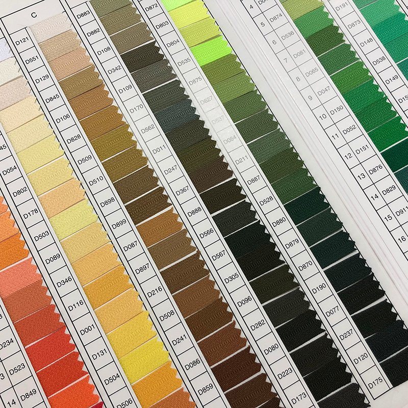 Medidor de cremallera de nylon de alta calidad Hans # 5 de colores mezclados