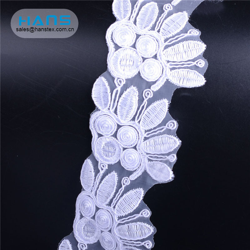 Hans Custom Promotion Prendas de vestir accesorios bordado de encaje