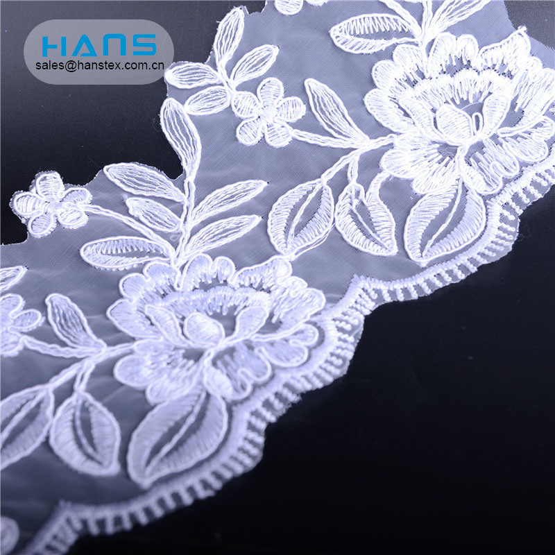 Hans ODM / OEM diseño vestido blanco encaje