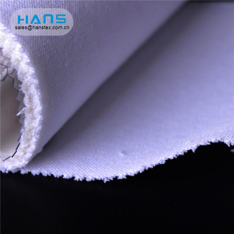 Hans Factory modificó la tela de lona de algodón polivinílica impermeable a la moda