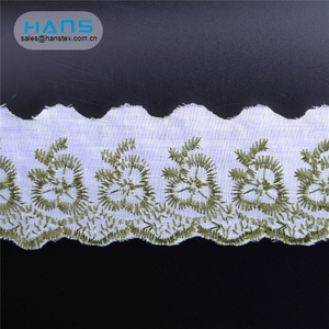 Hans Wholesale Custom Logo fiesta textil de encaje