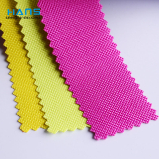 Hans Ejemplo de tela Oxford de PVC de color OEM estandarizada