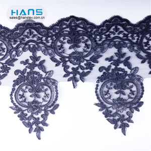 Hans Precio barato Popular Big Heavy Lace Swiss Voile Lace